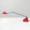 Red Desk Lamp by Lungean & Pellmann for Brilliant Leuchten Germany, 1980s 3