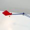 Red Desk Lamp by Lungean & Pellmann for Brilliant Leuchten Germany, 1980s 9