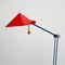 Lampe de Bureau Rouge par Lungean & Pellmann pour Brilliant Leuchten Germany, 1980s 10