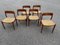 Chairs by Niels Otto Møller for J.L. Møllers, 1960s, Set of 6 1