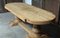 Large French Farmhouse Dining Table in Bleached Oak, 1925 28