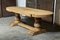 Large French Farmhouse Dining Table in Bleached Oak, 1925 6