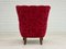 Vintage Danish Armchair in Cherry Red Fabric by Alfred Christensen for Slagelse Møbelværk, 1960s, Image 16