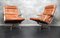 Vintage FK85 Lounge Chairs and Footstool by Preben Fabricius & Jørgen Kastholm for Kill International, 1960s, Set of 3 27