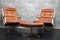 Vintage FK85 Lounge Chairs and Footstool by Preben Fabricius & Jørgen Kastholm for Kill International, 1960s, Set of 3 39