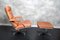 Vintage FK85 Lounge Chairs and Footstool by Preben Fabricius & Jørgen Kastholm for Kill International, 1960s, Set of 3 7