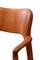 Niels Koefoed Armchair Model Ole in Teak and Leather by Niels Koefoed for Koefoeds Hornslet, 1960s, Image 12