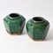 Pots en Poterie Shiwan Vernie Verte, Chine, 1890s, Set de 2 6