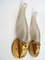 Vintage French Wall Lamps in Glass, 1950s, Set of 2, Image 5