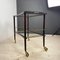 Mid-Century Italian Wood and Glass Bar Cart Trolley by Ico Parisi for De Baggis, 1960s 13