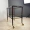 Mid-Century Italian Wood and Glass Bar Cart Trolley by Ico Parisi for De Baggis, 1960s, Image 13