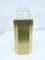 Small Hollywood Regency Ceiling Lamp in Brass & Acrylic Glass, 1980s 1