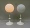 Large Space Age Table Lamps in Tempe, Wood, Aluminum & Glass from Temde, 1970s, Set of 2, Image 3