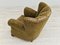 Vintage Danish Relax Chair in Green Fabric, 1950s, Image 10