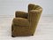 Vintage Danish Relax Chair in Green Fabric, 1950s, Image 3