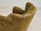 Dänischer Vintage Relax Sessel aus Grünem Stoff, 1950er 9
