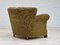 Vintage Danish Relax Chair in Green Fabric, 1950s 13