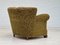 Vintage Danish Relax Chair in Green Fabric, 1950s, Image 13