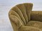 Vintage Danish Relax Chair in Green Fabric, 1950s, Image 19