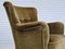 Dänischer Vintage Stuhl aus Grünem Samt, 1950er 14