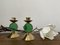 Vintage Candleholders in Brass and Green Glass by Gunnar Ander for Ystad Metal, Set of 2, Image 2