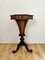 Antique Victorian Burr Walnut Trumpet Worktable, 1860s 6