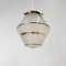 Art Deco Opaline Glass Pendant Lamp, 1930s 2