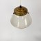 Lámpara colgante Art Déco de vidrio opalino, años 30, Imagen 4