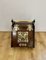Antique Victorian Walnut and Brass Coal Box, 1880s, Image 6
