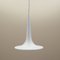 Danish White Pendant Lamp from Frandsen, 1970s 1