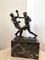 Figurine Boxers en Bronze par Milo, France 1