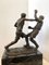 Figurine Boxers en Bronze par Milo, France 6