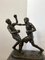 Figurine Boxers en Bronze par Milo, France 3