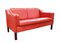Eva Sofa in Leather from Stouby, 1980s, Image 1