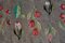 Handmade Rug with Floral Decor, 1960s, Image 4