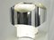 Space Age Tischlampe mit verchromter & weißer Lackierung, 1960er 2