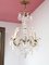 French Chandelier in Bronze and Crystals, 1940s 6