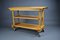 French Wood and Brass Serving Trolley, 1990s 7