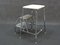 Vintage Metal Stool, 1980s 3