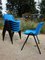 Blauer Pop Art Modus Stuhl aus Kunststoff von Osvaldo Borsani für Tecno, 1982 20