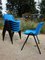 Pop Art Blue Plastic Shell Modus Chair by Osvaldo Borsani for Tecno, 1982 20