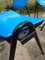 Pop Art Blue Plastic Shell Modus Chair by Osvaldo Borsani for Tecno, 1982 4