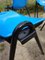 Pop Art Blue Plastic Shell Modus Chair by Osvaldo Borsani for Tecno, 1982, Image 4