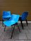 Pop Art Blue Plastic Shell Modus Chair by Osvaldo Borsani for Tecno, 1982 22