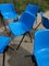 Pop Art Blue Plastic Shell Modus Chair by Osvaldo Borsani for Tecno, 1982, Image 7