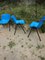 Pop Art Blue Plastic Shell Modus Chair by Osvaldo Borsani for Tecno, 1982 10