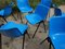 Blauer Pop Art Modus Stuhl aus Kunststoff von Osvaldo Borsani für Tecno, 1982 6