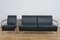 Swedish Leather Sofa and Armchair by Gunilla Allard for Lammhults, 1990s, Set of 2 3