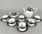Vintage Porcelain Tea Coffee Service from Zsolney, Hungary, 1960s, Set of 14, Image 1