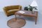 Tavolino da caffè vintage brutalista in quercia con piastrelle, Danimarca, anni '60, Immagine 20